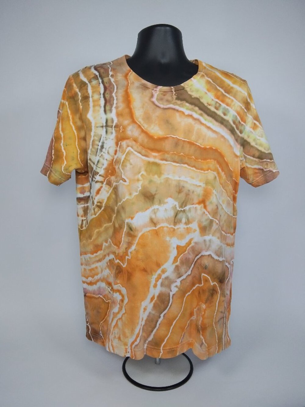 Large Unisex Bella-Canvas 3001C “Geode” Ice Dyed T-Shirt